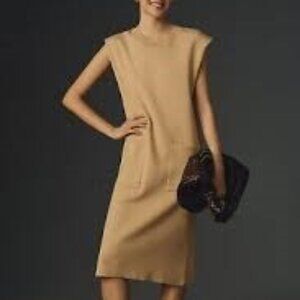 Anthropologie Maeve Muscle Column Midi Dress